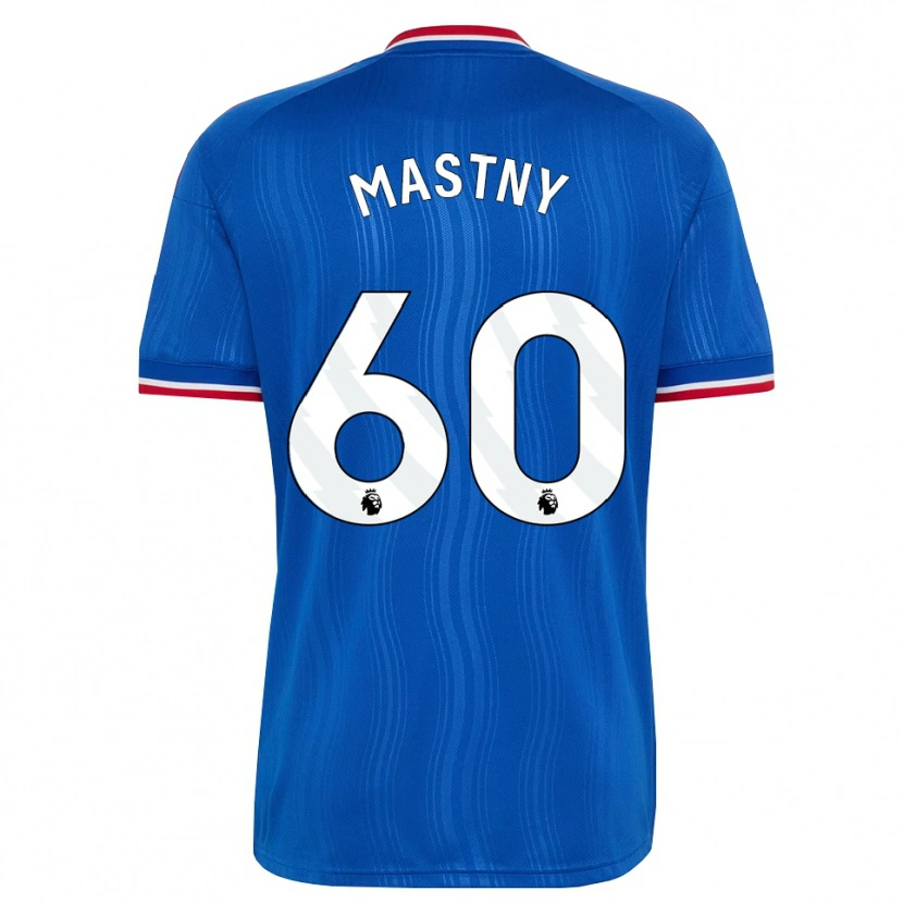 Danxen Niño Camiseta Ondrej Mastny #60 Azul Blanco Rojo 2ª Equipación 2026/27 La Camisa México