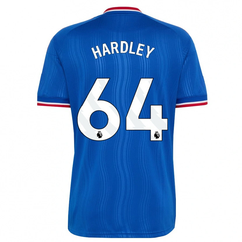 Danxen Niño Camiseta Bjorn Hardley #64 Azul Blanco Rojo 2ª Equipación 2026/27 La Camisa México
