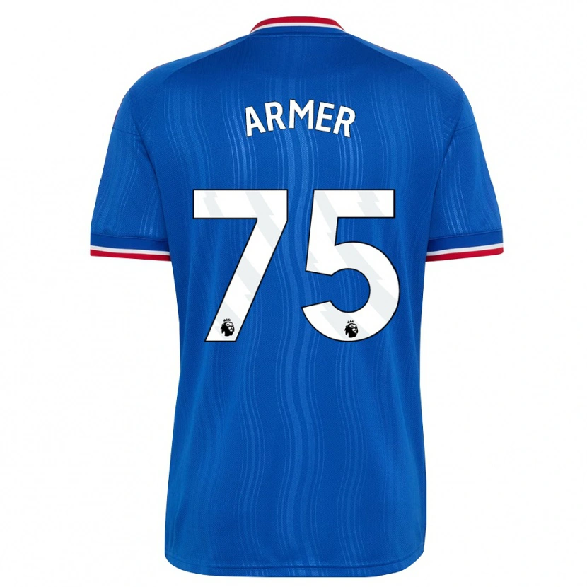 Danxen Niño Camiseta Daniel Armer #75 Azul Blanco Rojo 2ª Equipación 2026/27 La Camisa México