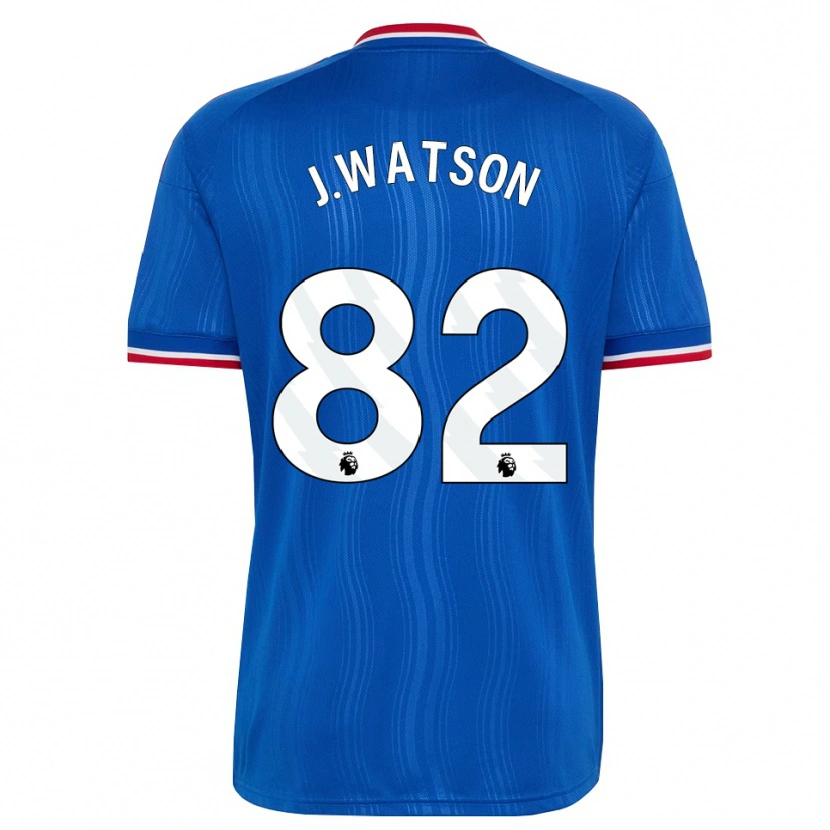 Danxen Niño Camiseta Jacob Watson #82 Azul Blanco Rojo 2ª Equipación 2026/27 La Camisa México