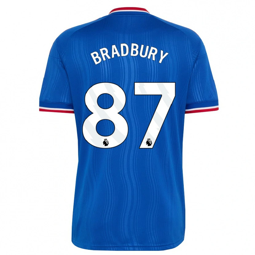 Danxen Niño Camiseta Louie Bradbury #87 Azul Blanco Rojo 2ª Equipación 2026/27 La Camisa México
