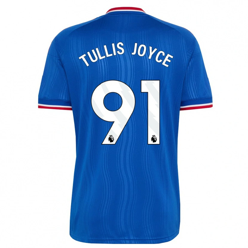 Danxen Niño Camiseta Phallon Tullis-Joyce #91 Azul Blanco Rojo 2ª Equipación 2026/27 La Camisa México