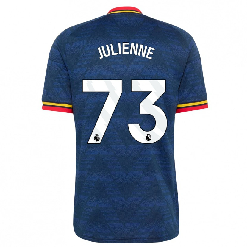 Danxen Niño Camiseta Theo Julienne #73 Azulmedianoche Amarillo Rojo 2ª Equipación 2026/27 La Camisa México