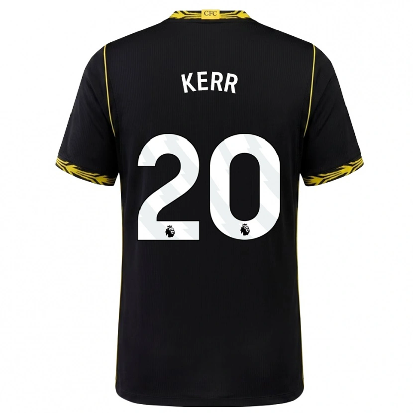 Danxen Niño Camiseta Sam Kerr #20 Negro Amarillo 2ª Equipación 2026/27 La Camisa México