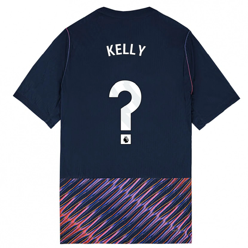 Danxen Niño Camiseta Kyle Kelly #0 Azulreal Blanco 2ª Equipación 2026/27 La Camisa México