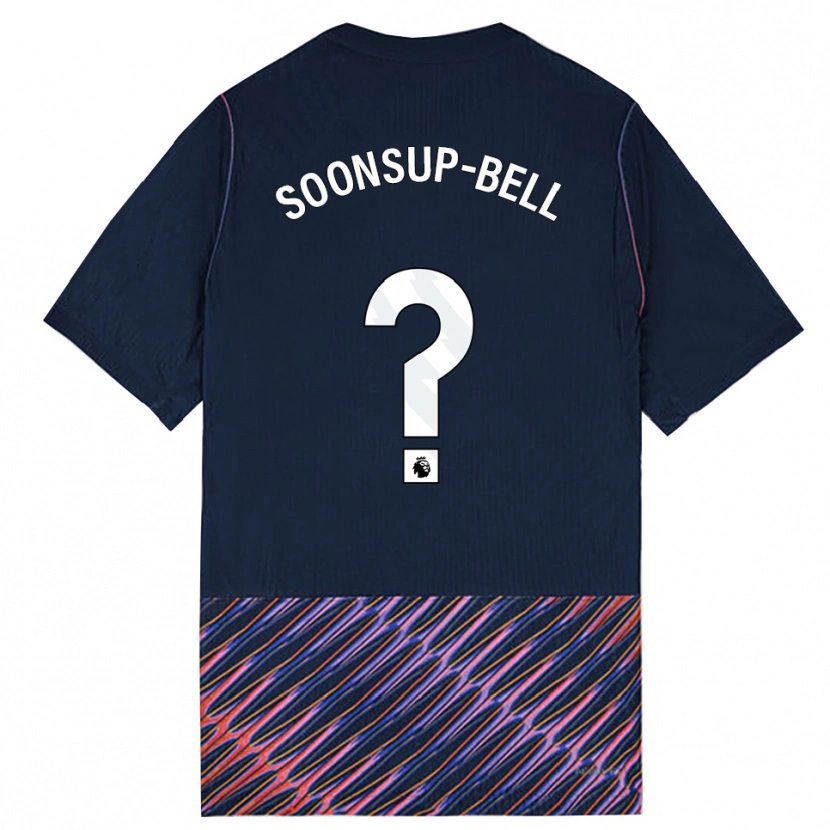 Danxen Niño Camiseta Jude Soonsup-Bell #0 Azulreal Blanco 2ª Equipación 2026/27 La Camisa México