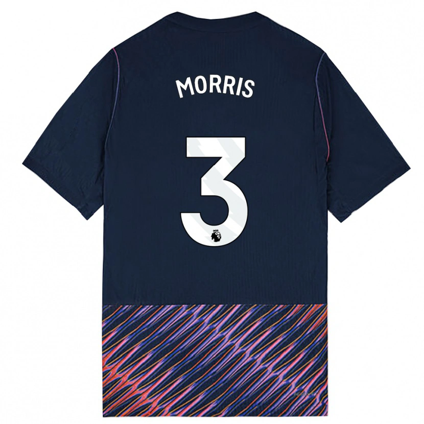 Danxen Niño Camiseta Ella Morris #3 Azulreal Blanco 2ª Equipación 2026/27 La Camisa México