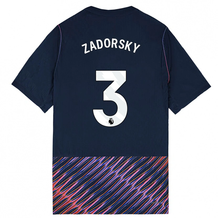 Danxen Niño Camiseta Shelina Zadorsky #3 Azulreal Blanco 2ª Equipación 2026/27 La Camisa México