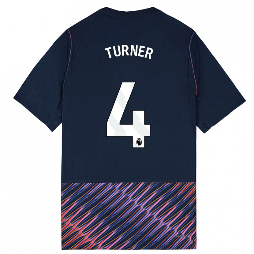 Danxen Niño Camiseta Amy Turner #4 Azulreal Blanco 2ª Equipación 2026/27 La Camisa México