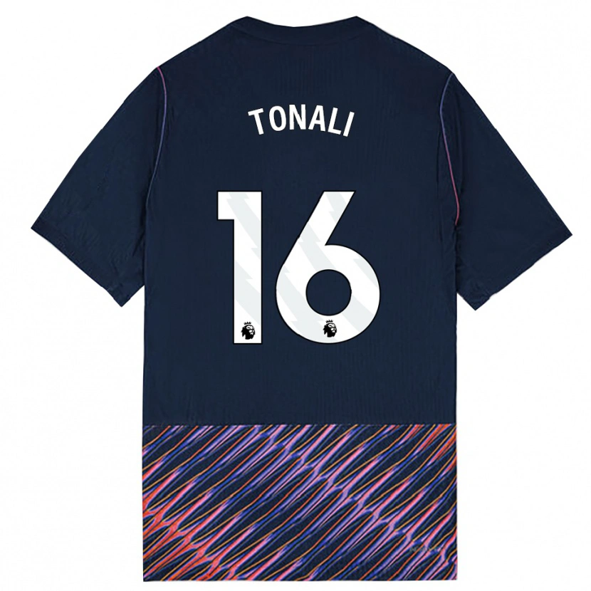 Danxen Niño Camiseta Sandro Tonali #16 Azulreal Blanco 2ª Equipación 2026/27 La Camisa México