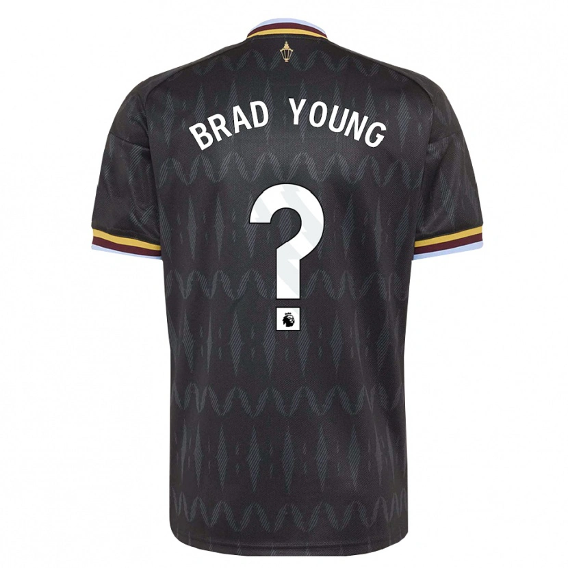 Danxen Niño Camiseta Brad Young #0 Azulaciano Negro Amarillo 2ª Equipación 2026/27 La Camisa México