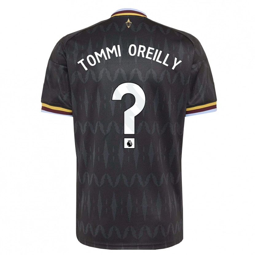 Danxen Niño Camiseta Tommi Oreilly #0 Azulaciano Negro Amarillo 2ª Equipación 2026/27 La Camisa México
