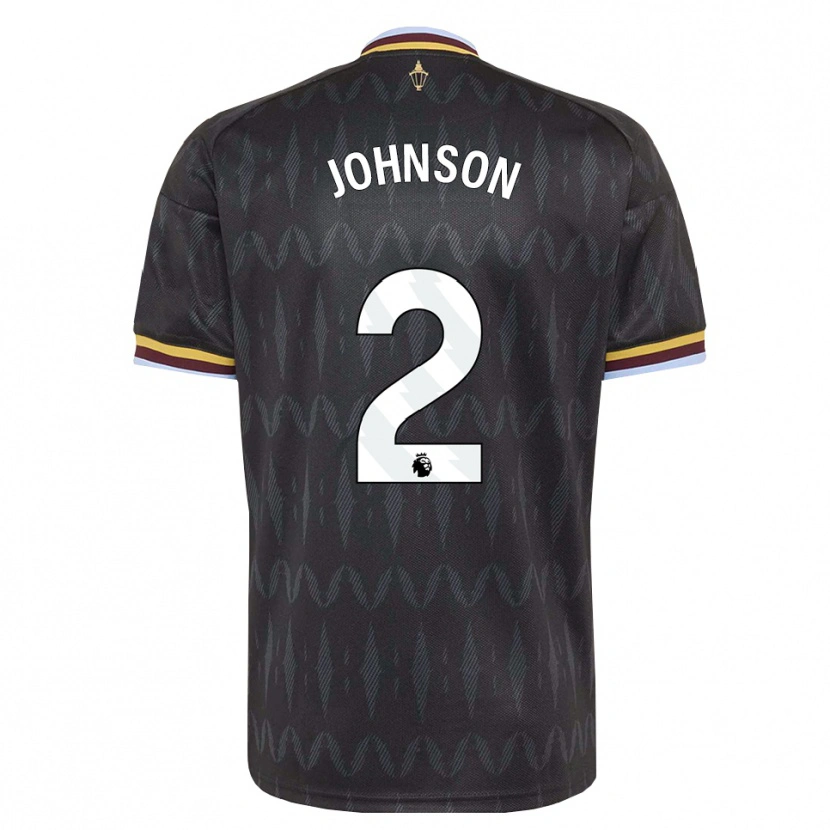 Danxen Niño Camiseta Oscar Johnson #2 Azulaciano Negro Amarillo 2ª Equipación 2026/27 La Camisa México