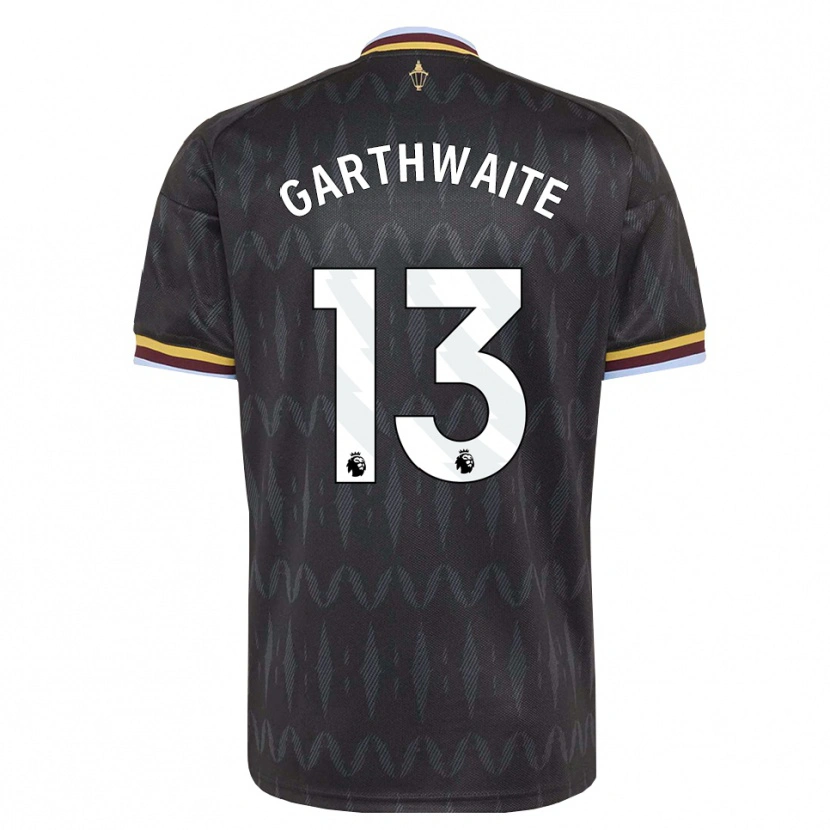Danxen Niño Camiseta Jayden Garthwaite #13 Azulaciano Negro Amarillo 2ª Equipación 2026/27 La Camisa México