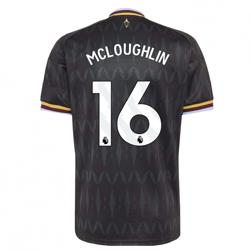 Danxen Niño Camiseta Olivia Mcloughlin #16 Azulaciano Negro Amarillo 2ª Equipación 2026/27 La Camisa México