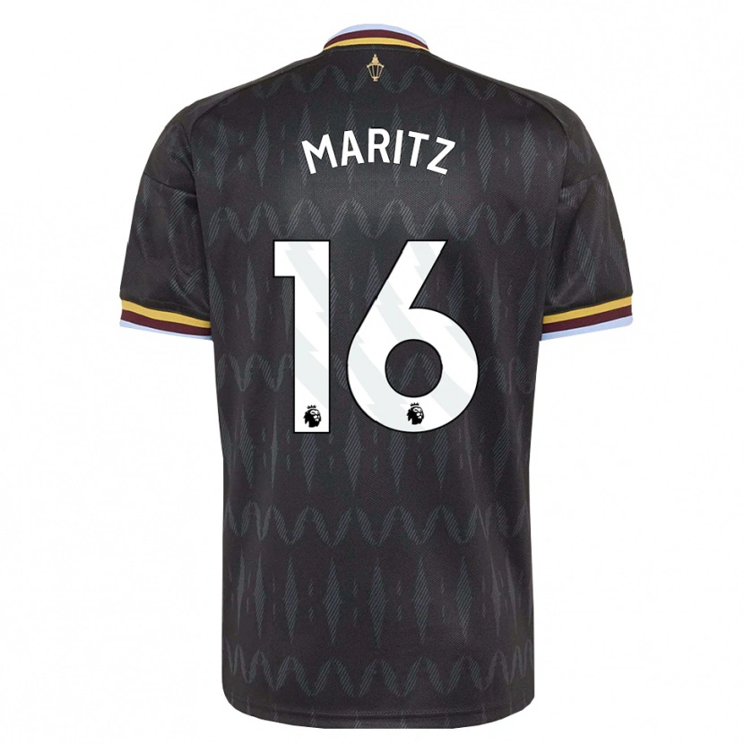 Danxen Niño Camiseta Noelle Maritz #16 Azulaciano Negro Amarillo 2ª Equipación 2026/27 La Camisa México