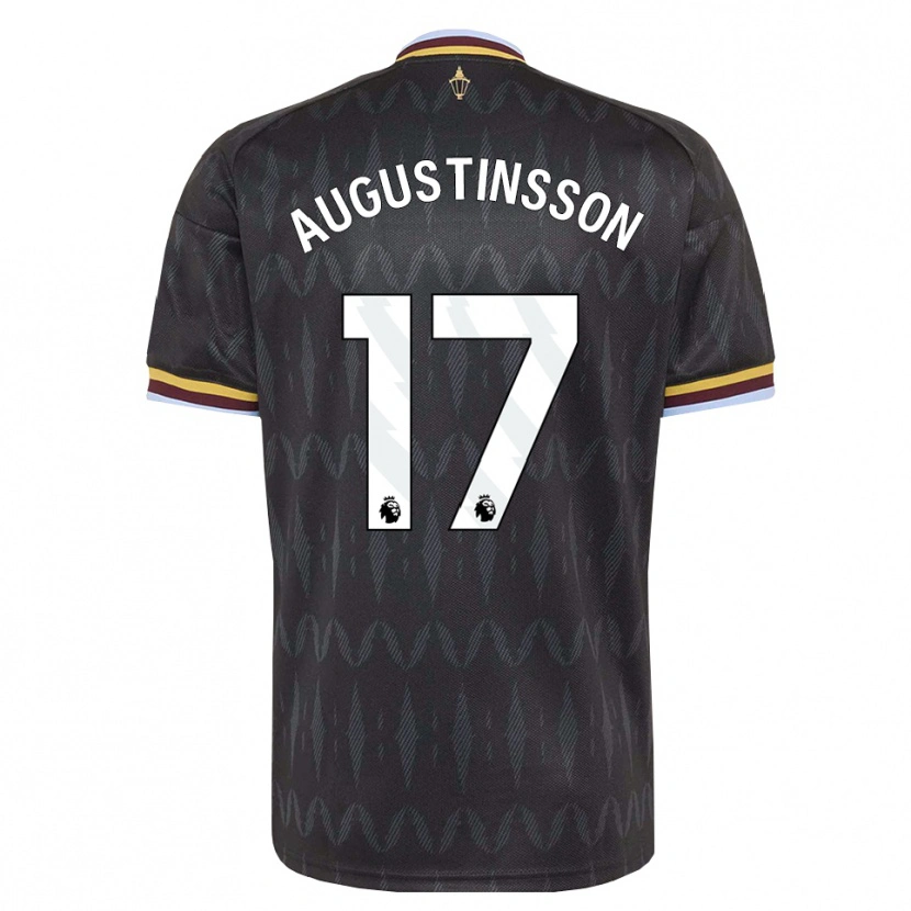 Danxen Niño Camiseta Ludwig Augustinsson #17 Azulaciano Negro Amarillo 2ª Equipación 2026/27 La Camisa México