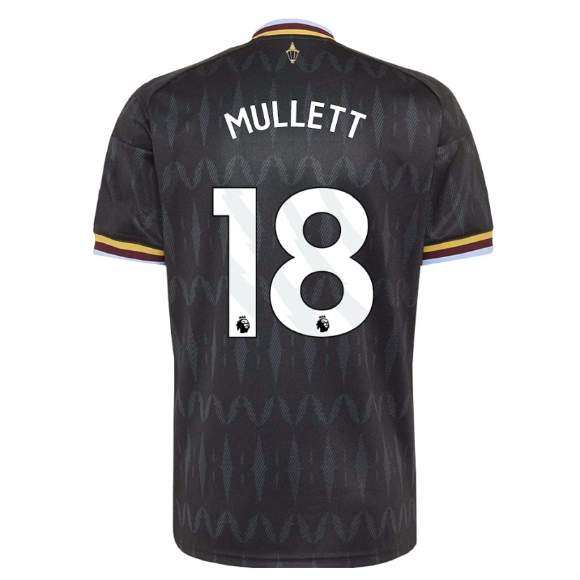 Danxen Niño Camiseta Georgia Mullett #18 Azulaciano Negro Amarillo 2ª Equipación 2026/27 La Camisa México