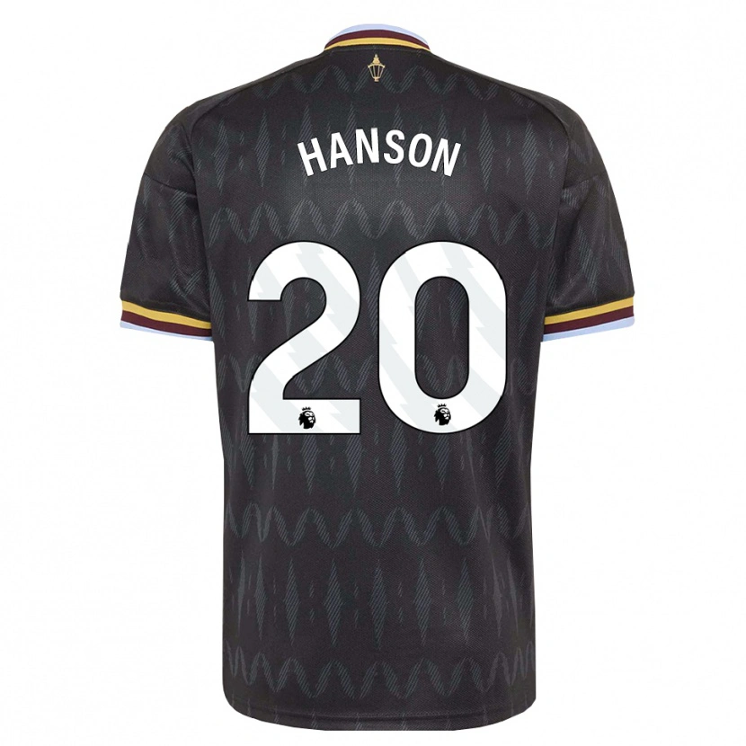 Danxen Niño Camiseta Kirsty Hanson #20 Azulaciano Negro Amarillo 2ª Equipación 2026/27 La Camisa México