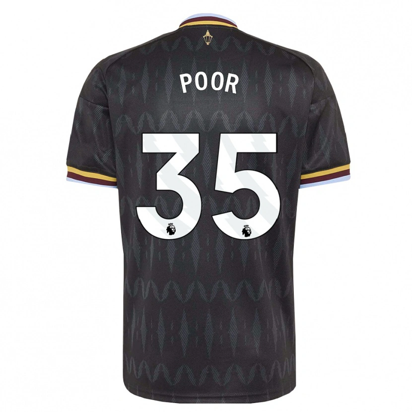 Danxen Niño Camiseta Sophia Poor #35 Azulaciano Negro Amarillo 2ª Equipación 2026/27 La Camisa México