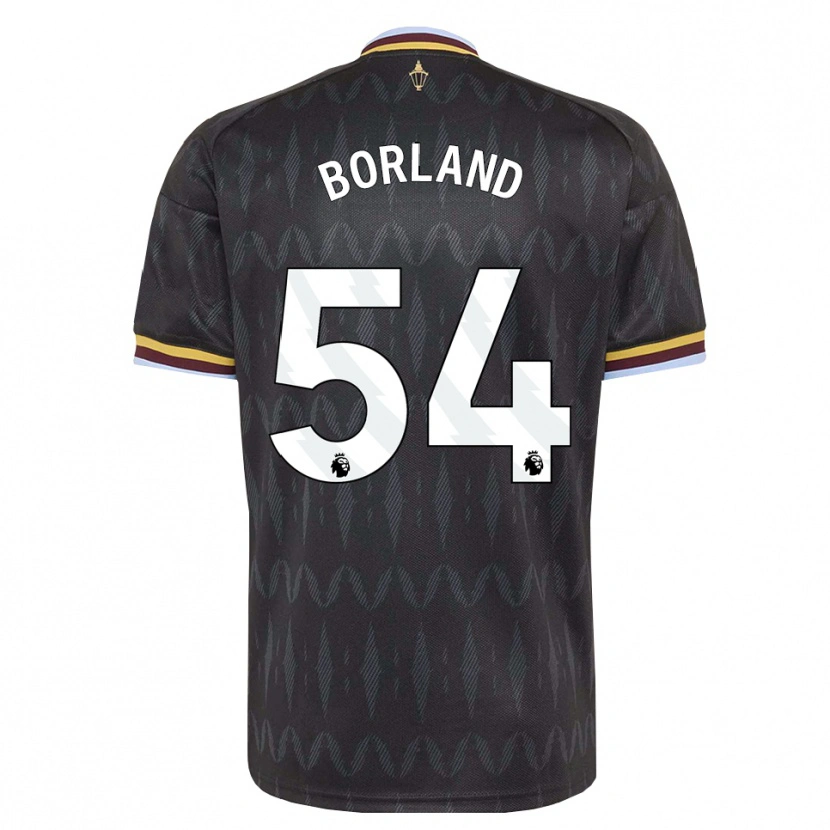 Danxen Niño Camiseta Aidan Borland #54 Azulaciano Negro Amarillo 2ª Equipación 2026/27 La Camisa México