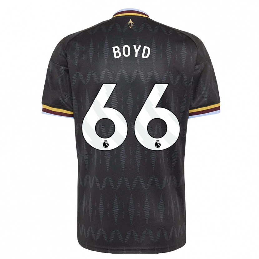 Danxen Niño Camiseta Fletcher Boyd #66 Azulaciano Negro Amarillo 2ª Equipación 2026/27 La Camisa México