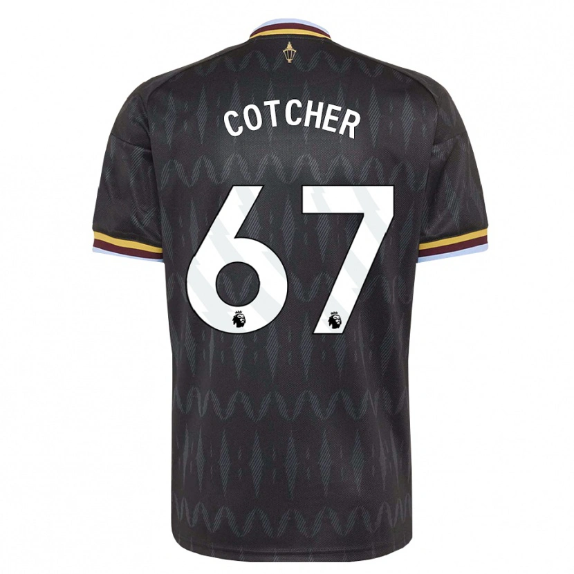Danxen Niño Camiseta Mason Cotcher #67 Azulaciano Negro Amarillo 2ª Equipación 2026/27 La Camisa México