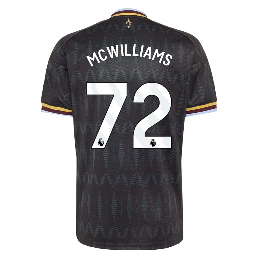 Danxen Niño Camiseta Ashton Mcwilliams #72 Azulaciano Negro Amarillo 2ª Equipación 2026/27 La Camisa México