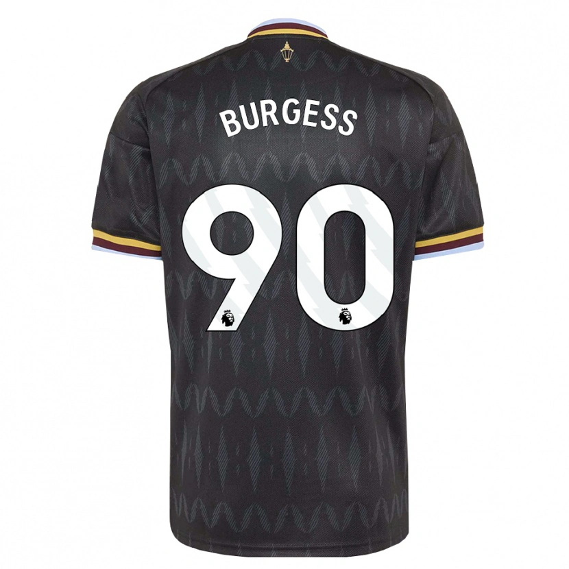 Danxen Niño Camiseta Woody Burgess #90 Azulaciano Negro Amarillo 2ª Equipación 2026/27 La Camisa México