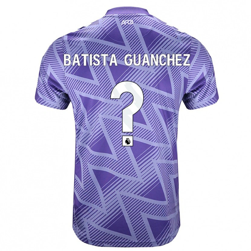 Danxen Niño Camiseta Aidan Batista Guanchez #0 Rojovioletapálido Blanco 2ª Equipación 2026/27 La Camisa México
