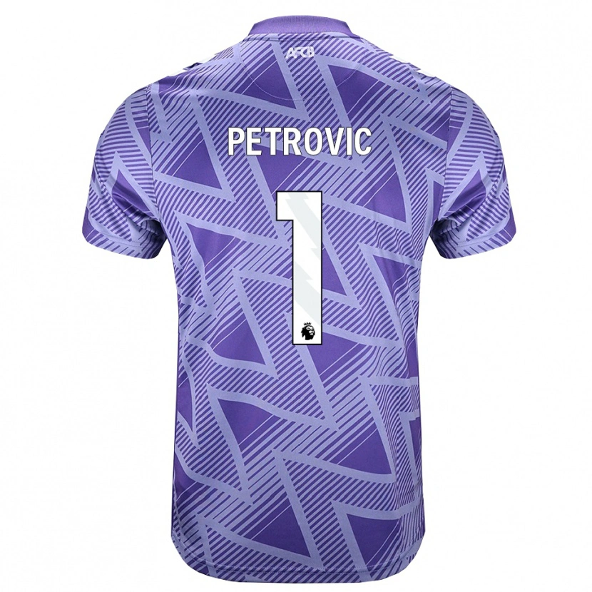 Danxen Niño Camiseta Djordje Petrovic #1 Rojovioletapálido Blanco 2ª Equipación 2026/27 La Camisa México