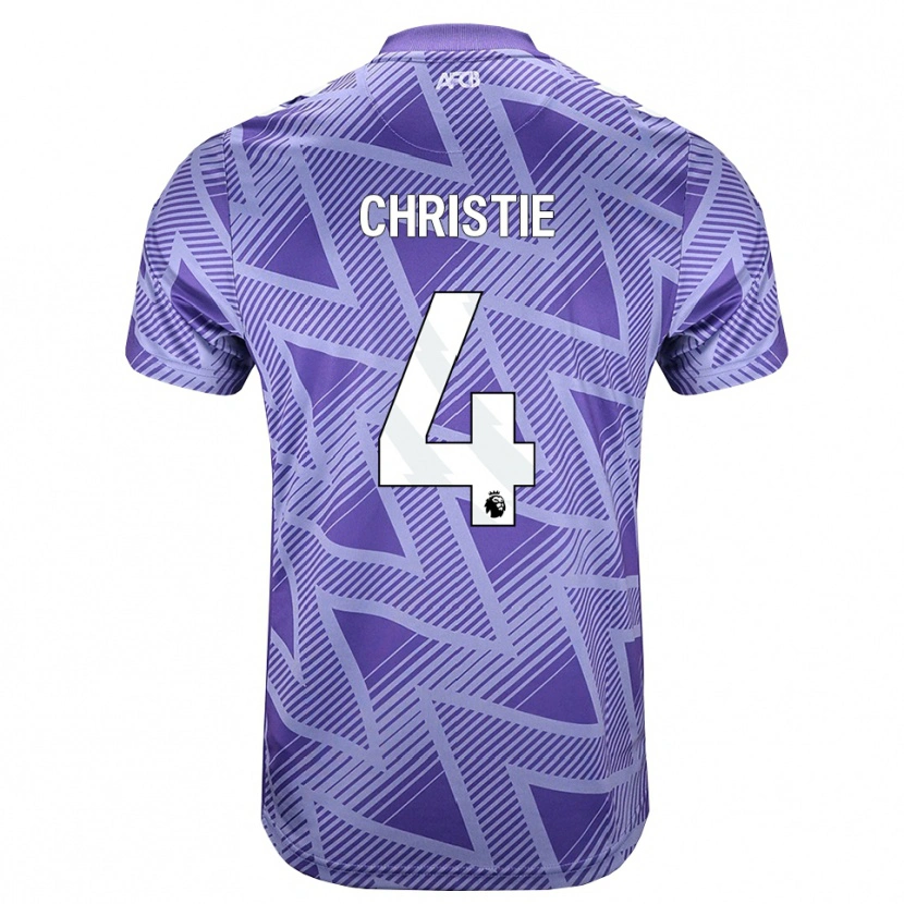 Danxen Niño Camiseta Zac Christie #4 Rojovioletapálido Blanco 2ª Equipación 2026/27 La Camisa México