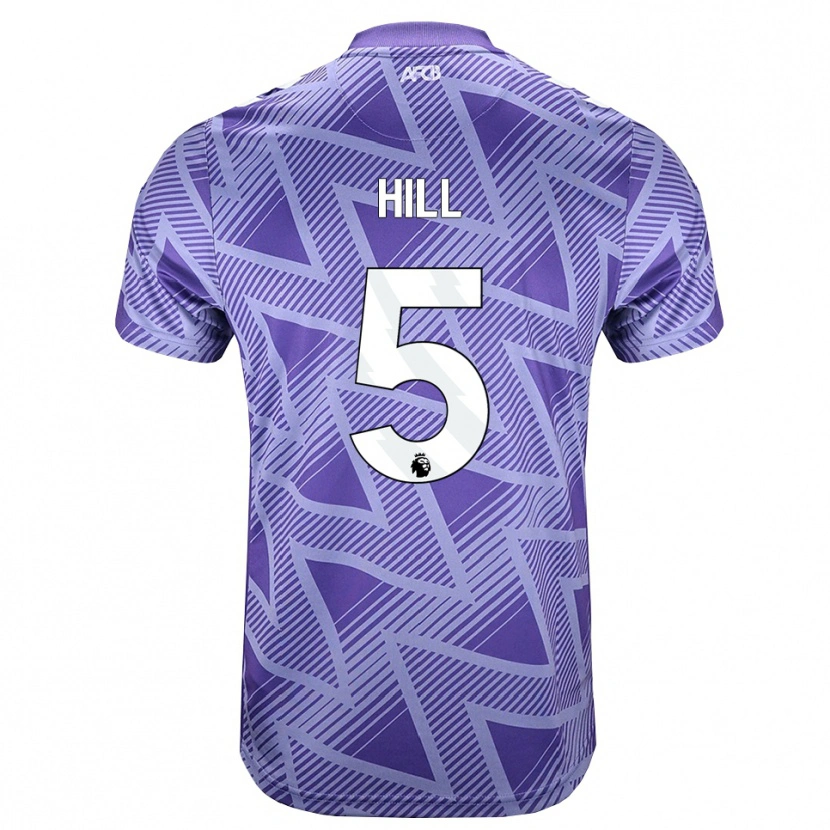 Danxen Niño Camiseta James Hill #5 Rojovioletapálido Blanco 2ª Equipación 2026/27 La Camisa México