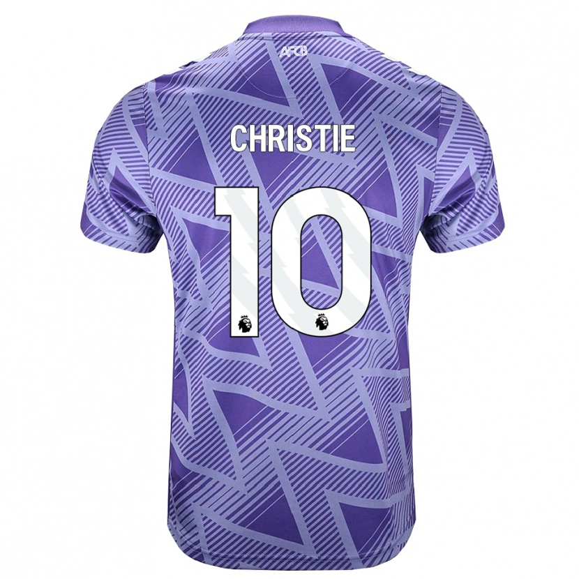 Danxen Niño Camiseta Ryan Christie #10 Rojovioletapálido Blanco 2ª Equipación 2026/27 La Camisa México