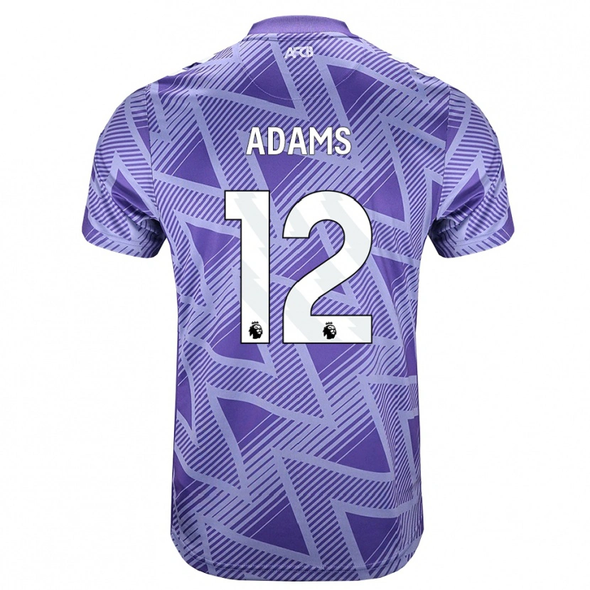 Danxen Niño Camiseta Tyler Adams #12 Rojovioletapálido Blanco 2ª Equipación 2026/27 La Camisa México
