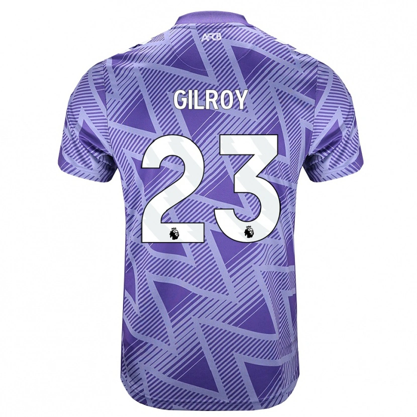 Danxen Niño Camiseta Chloe Gilroy #23 Rojovioletapálido Blanco 2ª Equipación 2026/27 La Camisa México