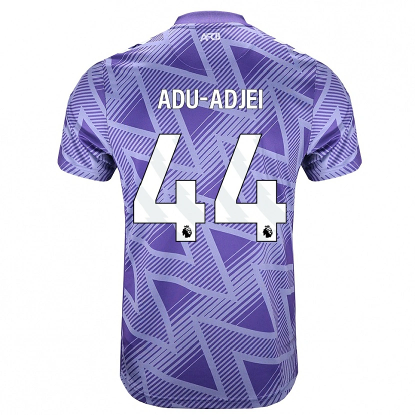 Danxen Niño Camiseta Daniel Adu-Adjei #44 Rojovioletapálido Blanco 2ª Equipación 2026/27 La Camisa México