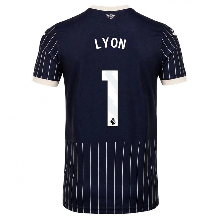 Danxen Niño Camiseta Felix Lyon #1 Negro Blanco 2ª Equipación 2026/27 La Camisa México
