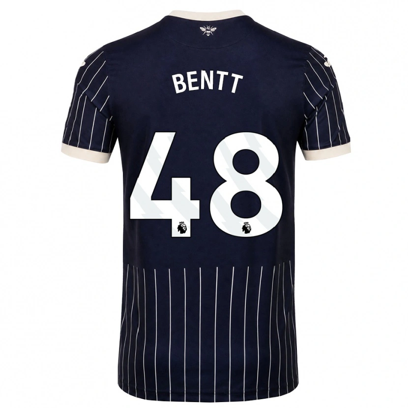 Danxen Niño Camiseta Luka Bentt #48 Negro Blanco 2ª Equipación 2026/27 La Camisa México
