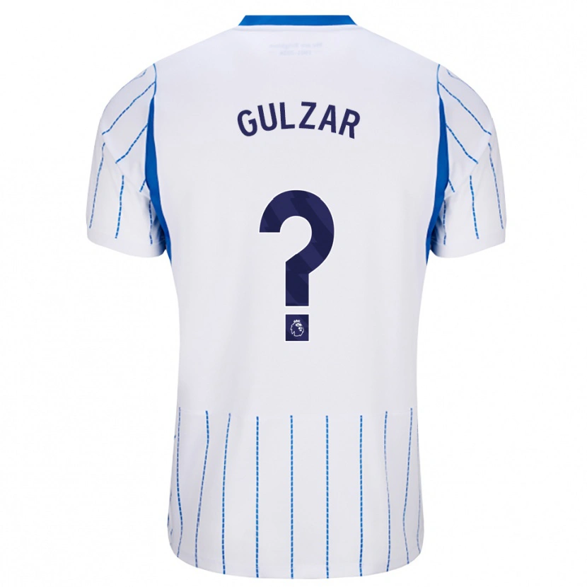 Danxen Niño Camiseta Layth Gulzar #0 Azuldodger Blanco 2ª Equipación 2026/27 La Camisa México