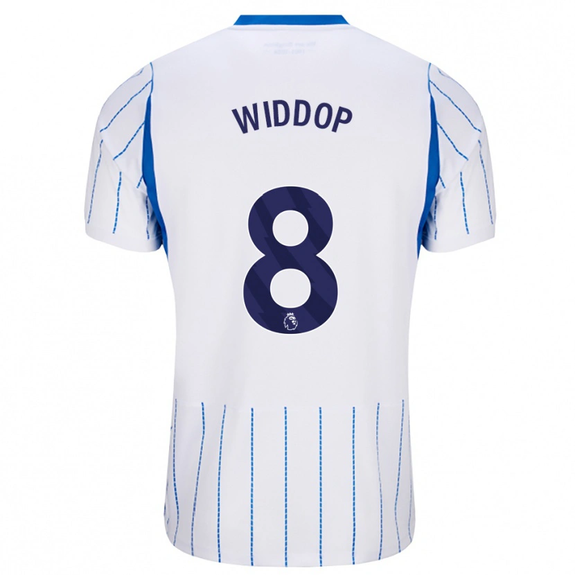 Danxen Niño Camiseta Fraser Widdop #8 Azuldodger Blanco 2ª Equipación 2026/27 La Camisa México