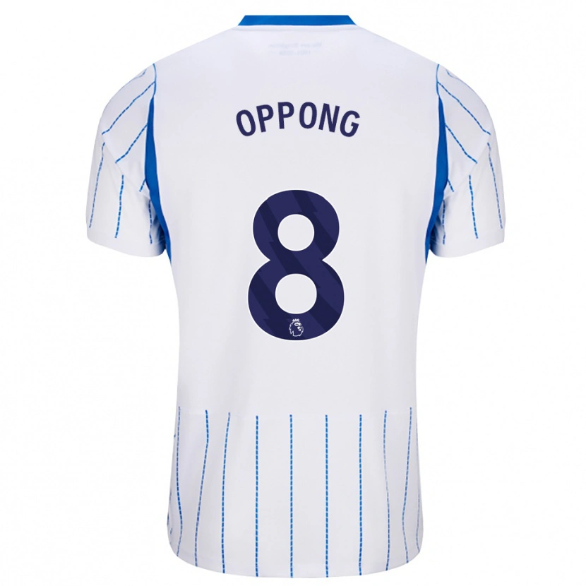 Danxen Niño Camiseta Raffaele Oppong #8 Azuldodger Blanco 2ª Equipación 2026/27 La Camisa México