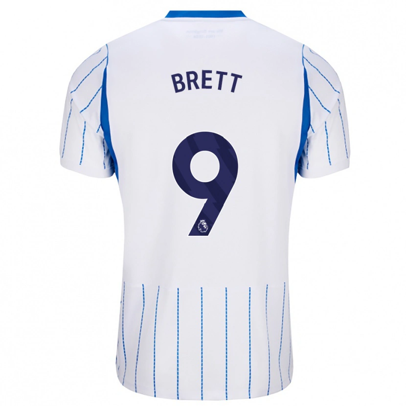 Danxen Niño Camiseta Adam Brett #9 Azuldodger Blanco 2ª Equipación 2026/27 La Camisa México