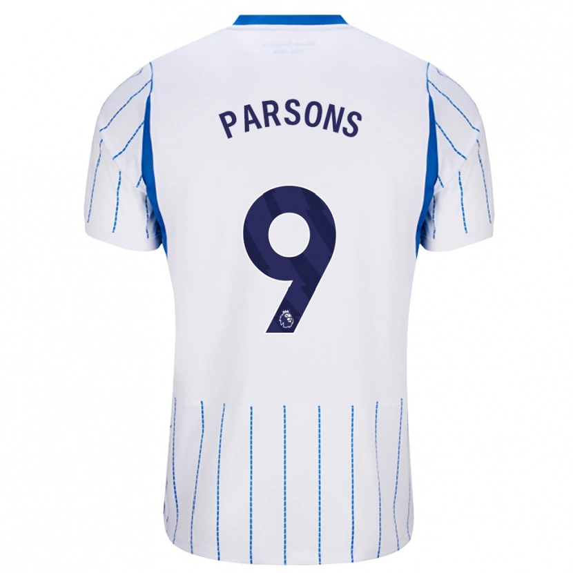 Danxen Niño Camiseta Jacob Parsons #9 Azuldodger Blanco 2ª Equipación 2026/27 La Camisa México