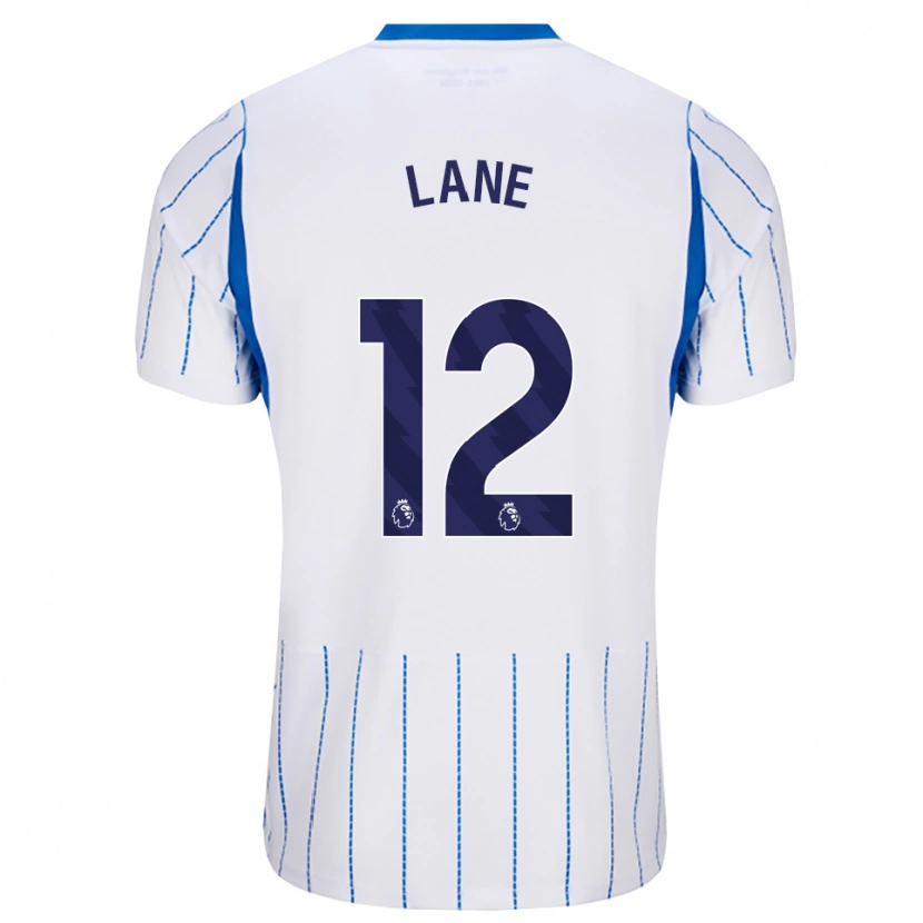 Danxen Niño Camiseta Darius Lane #12 Azuldodger Blanco 2ª Equipación 2026/27 La Camisa México