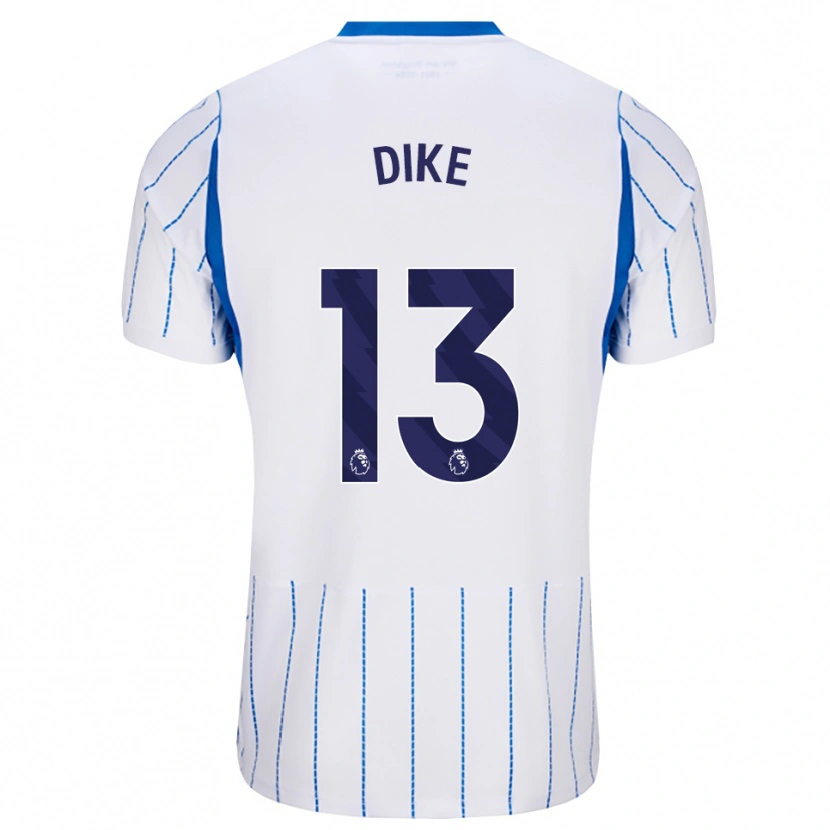Danxen Niño Camiseta Michael Dike #13 Azuldodger Blanco 2ª Equipación 2026/27 La Camisa México