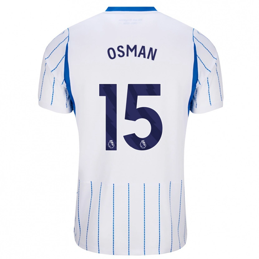 Danxen Niño Camiseta Ibrahim Osman #15 Azuldodger Blanco 2ª Equipación 2026/27 La Camisa México