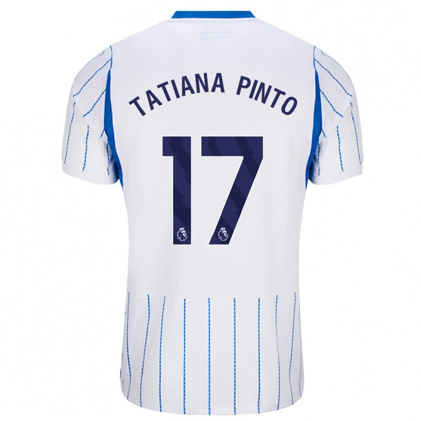 Danxen Niño Camiseta Tatiana Vanessa Ferreira Pinto #17 Azuldodger Blanco 2ª Equipación 2026/27 La Camisa México