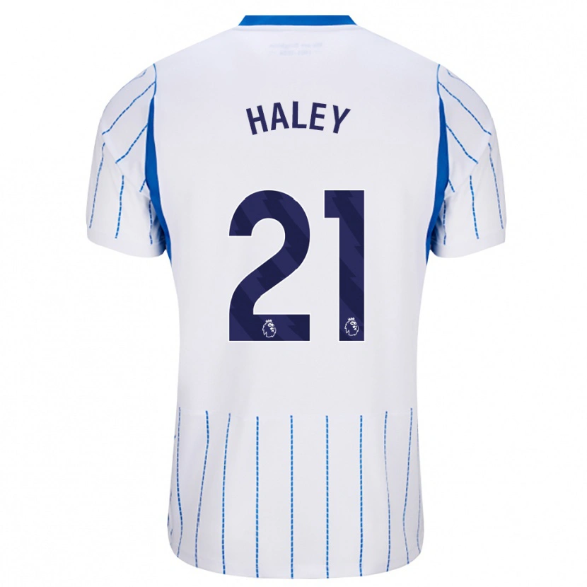 Danxen Niño Camiseta Madison Haley #21 Azuldodger Blanco 2ª Equipación 2026/27 La Camisa México