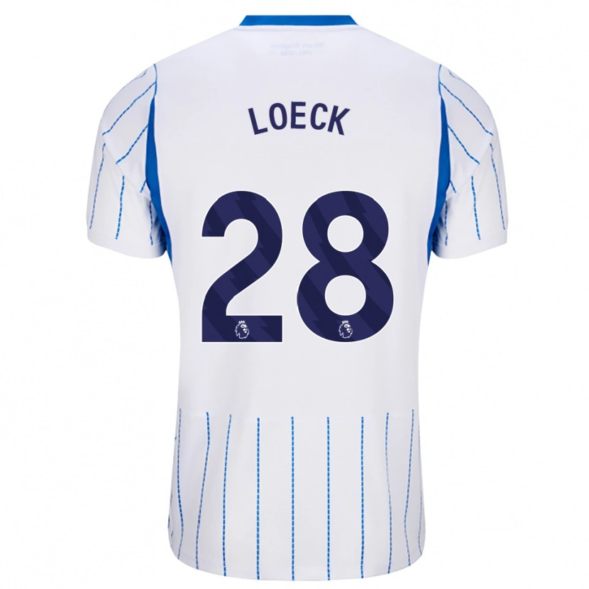 Danxen Niño Camiseta Melina Loeck #28 Azuldodger Blanco 2ª Equipación 2026/27 La Camisa México